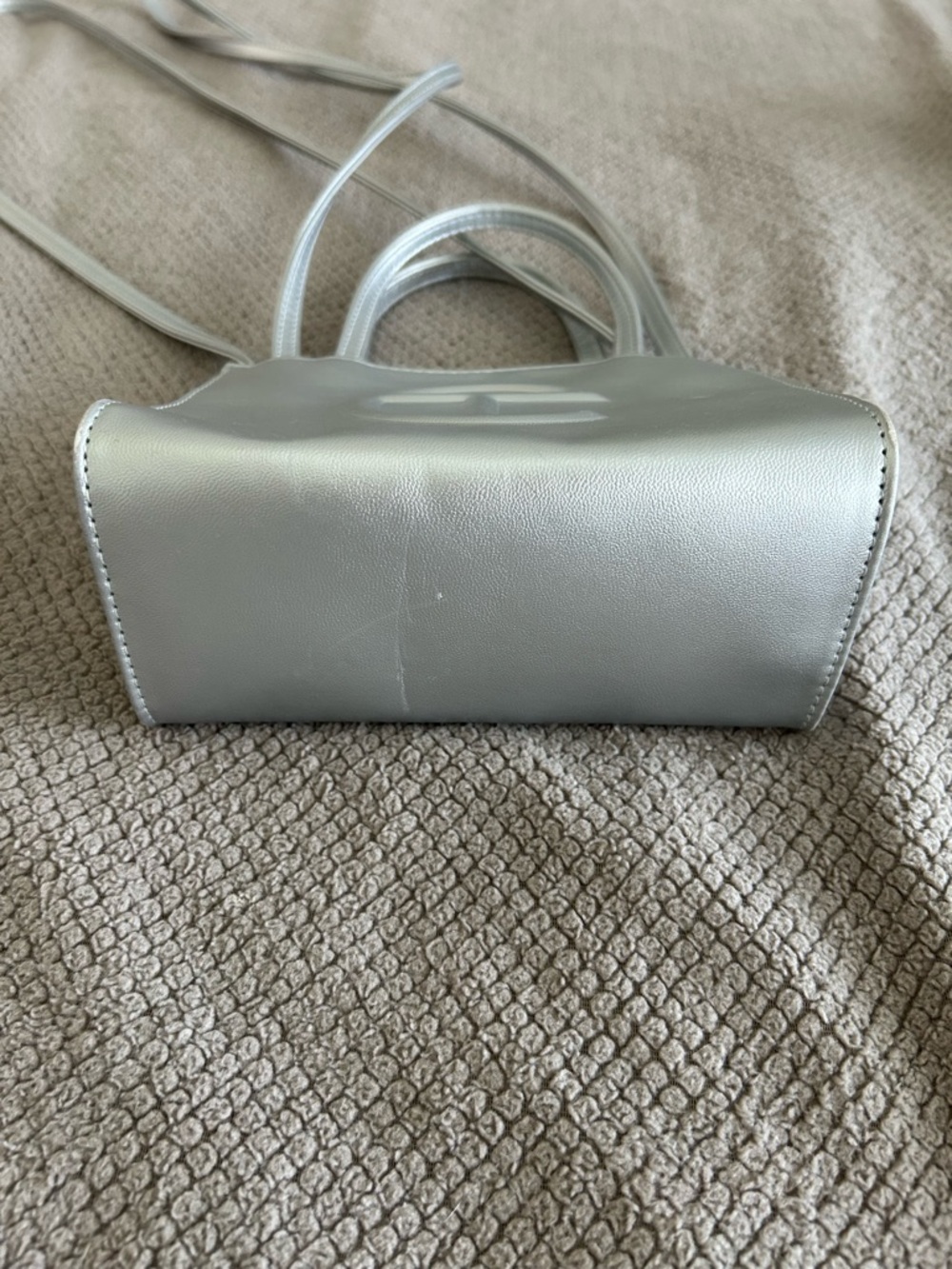 Small Silver Telfar Shopping Bag - Picture 4 of 9